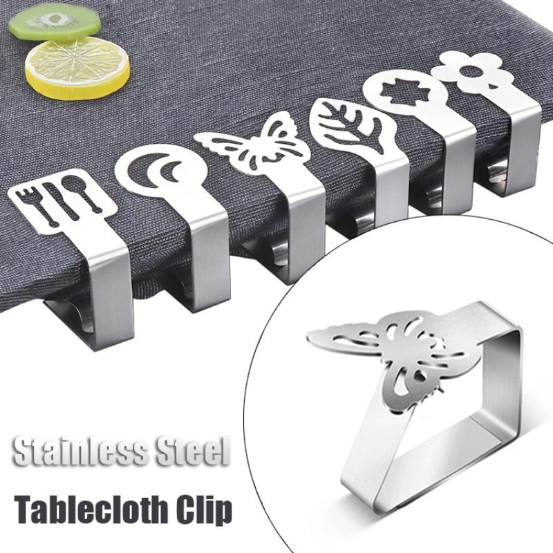 Outdoor Furniture Decor - 20PCS Cat Paw Tablecloth Clips Stainless