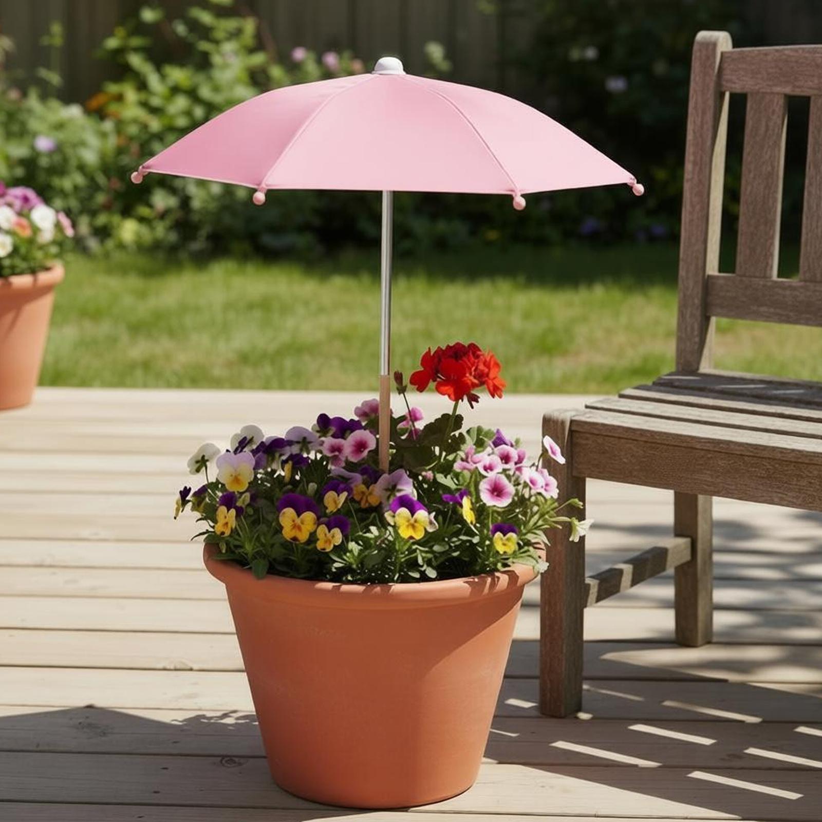 Outdoor Furniture Umbrella - Plant Umbrellas Outdoor Protection Windproof Shade