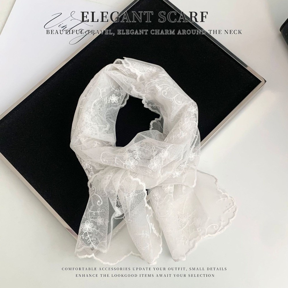 Fashion Long Lace Scarf Breath - đánh giá và giá Outdoor Furniture Decor
