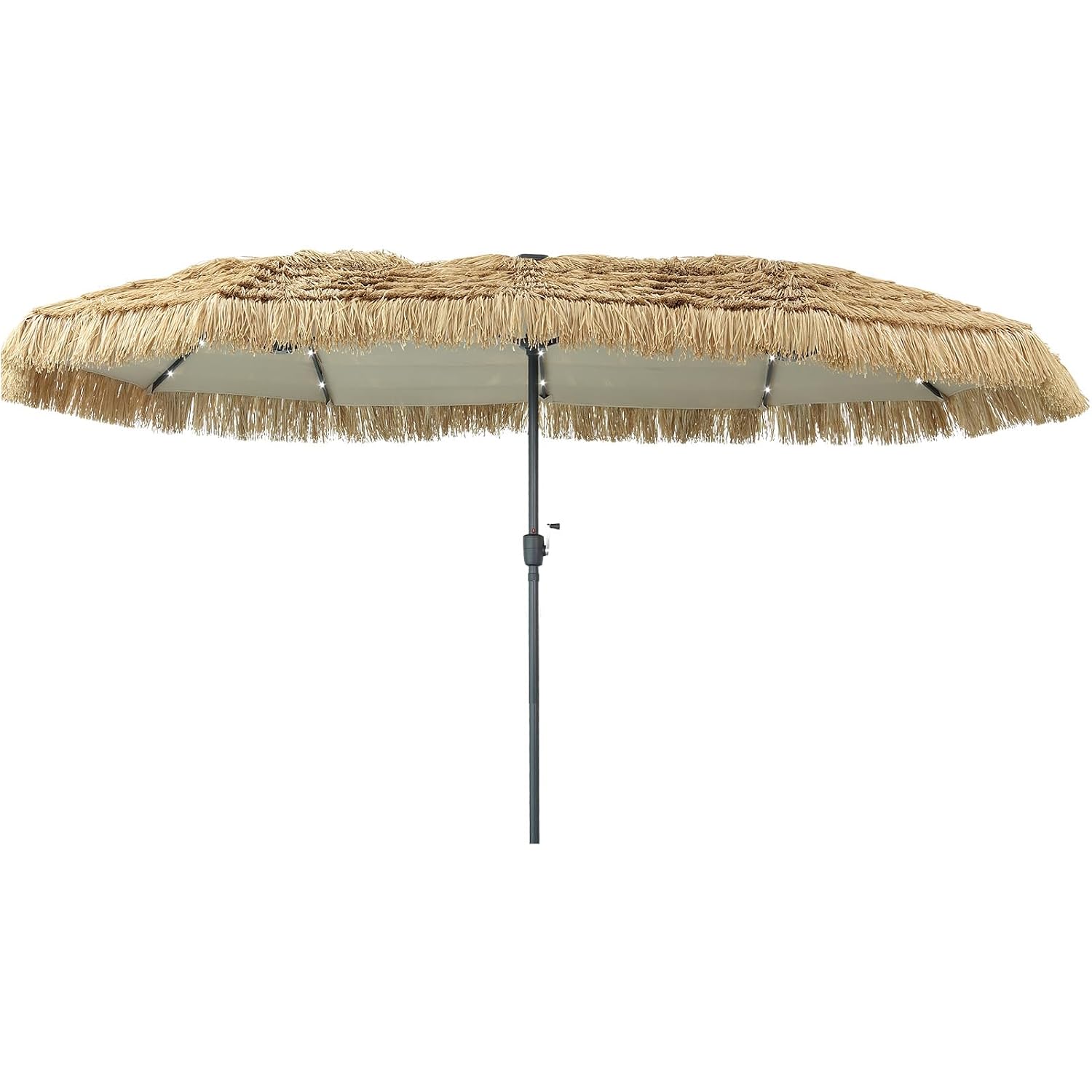 13ft Thatch Umbrella with Sola - đánh giá và giá Outdoor Furniture Umbrella