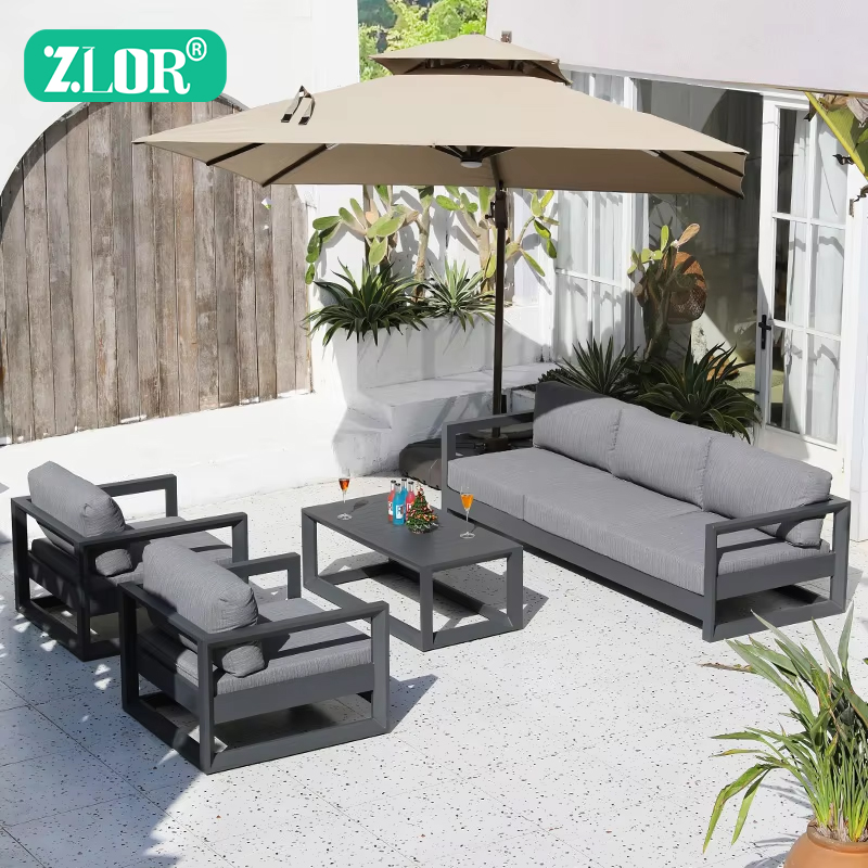 Luxury Aluminum Outdoor Sofa S - đánh giá và giá Outdoor Furniture Quality