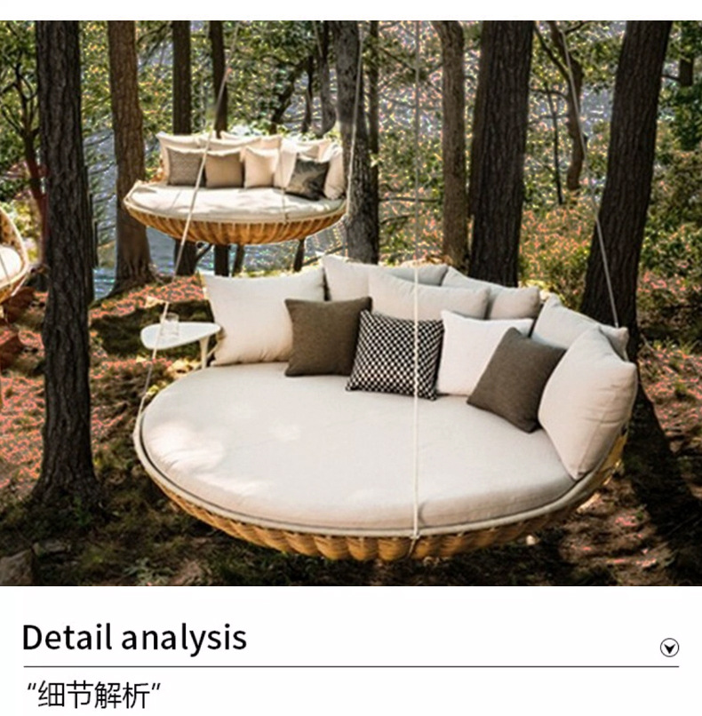 Customizable outdoor villa bed - đánh giá và giá Outdoor Furniture Recliner Set