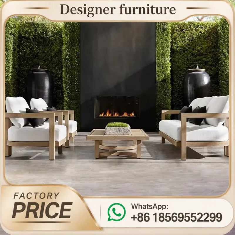 Teak Wood Sofa Set Waterproof  - đánh giá và giá Outdoor Furniture Teak