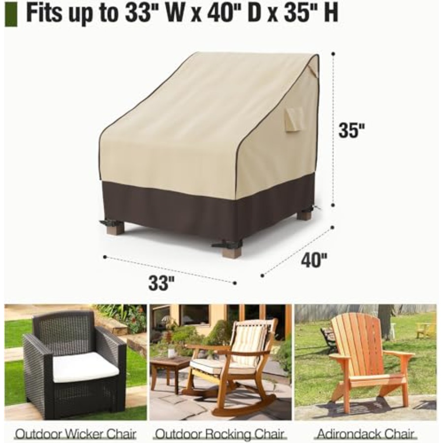 Patio Chair Cover Waterproof,  - đánh giá và giá Outdoor Furniture Heavy