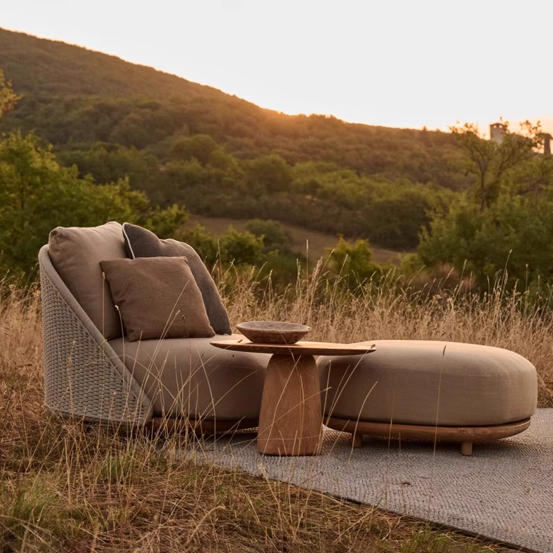 Nordic outdoor teak sofa villa - đánh giá và giá Outdoor Furniture Teak