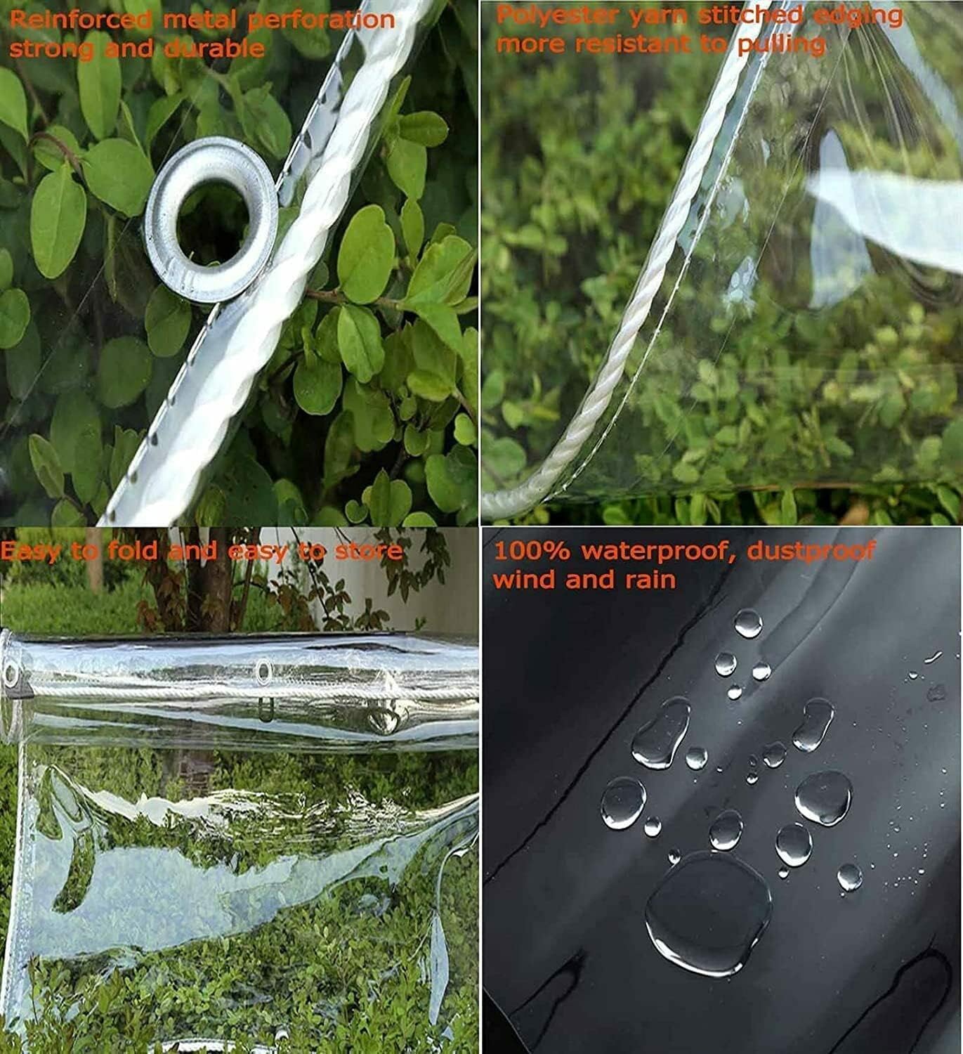 Tarpaulin Transparent Waterpro - đánh giá và giá Outdoor Furniture Material