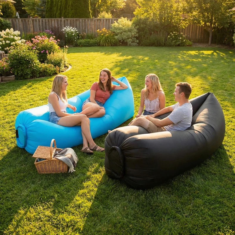 Portable Inflatable Air Sofa,  - đánh giá và giá Outdoor Furniture Material