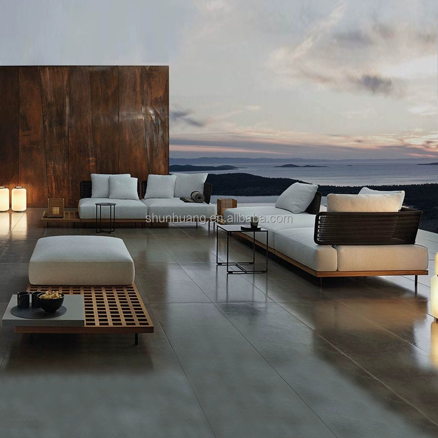 Modern Garden Sofa Set Outdoor - đánh giá và giá Outdoor Furniture Teak