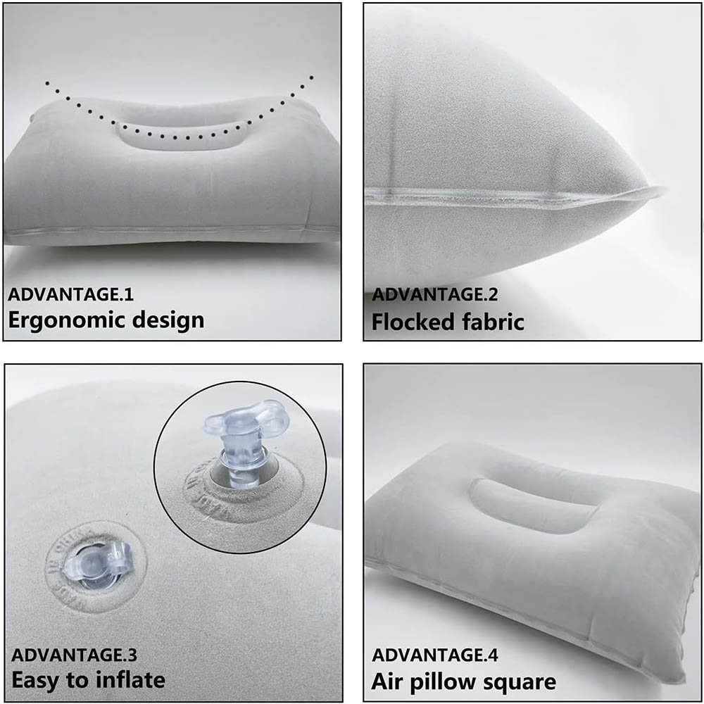 Inflatable Travel Pillow Porta - đánh giá và giá Outdoor Furniture Pillows