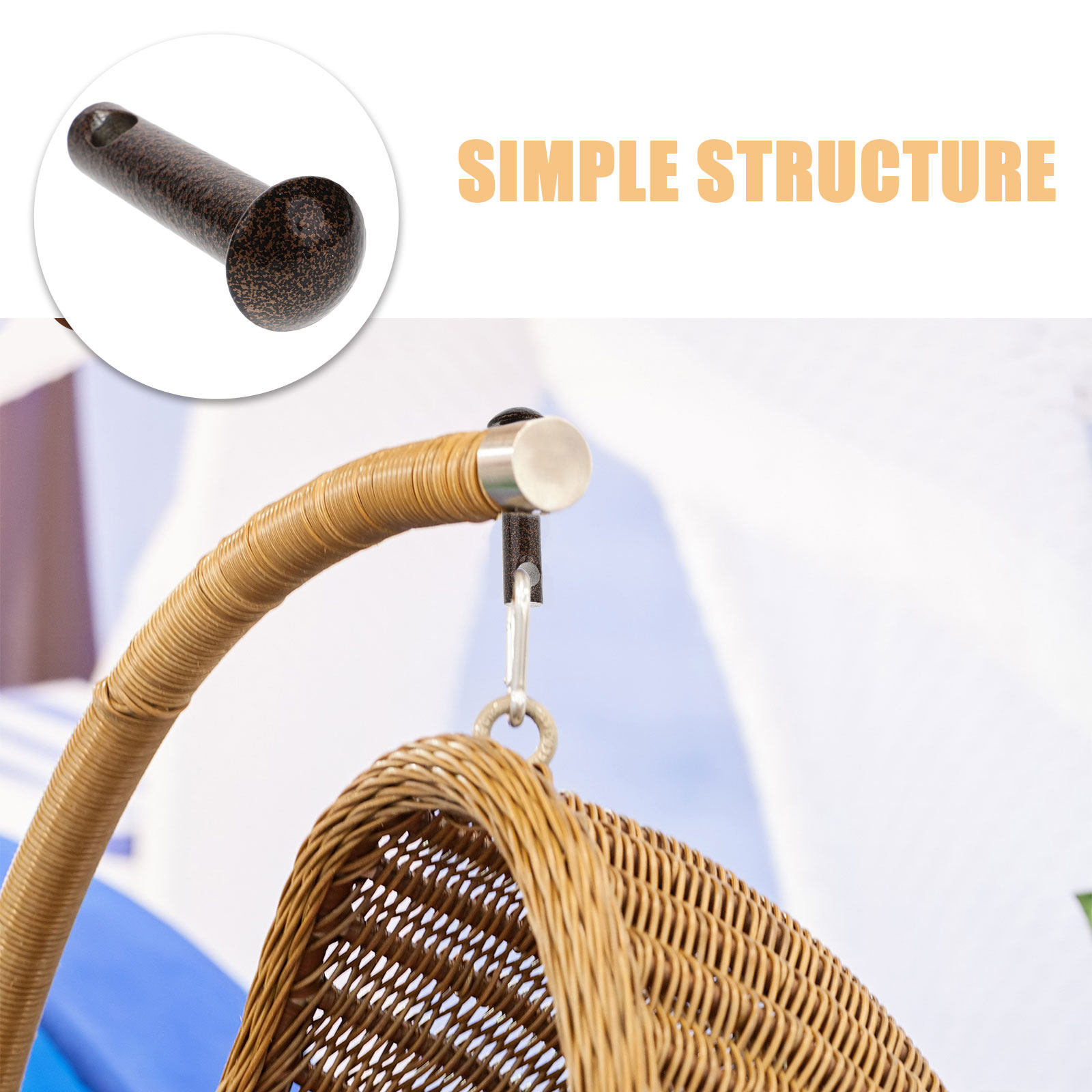 2Pcs Hammock Chair Pin Plug He - đánh giá và giá Outdoor Furniture Heavy