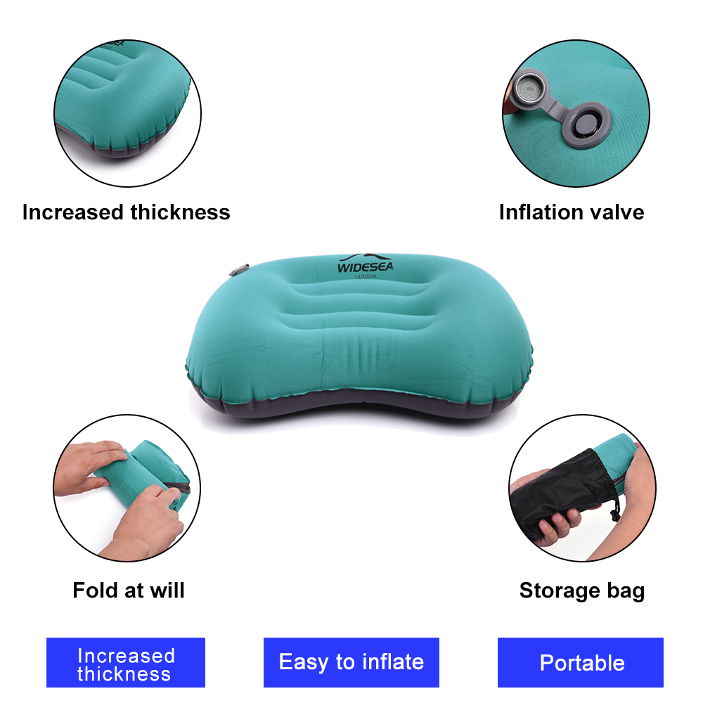 Widesea Di Động Bơm Hơi Gối Cắ - đánh giá và giá Outdoor Furniture Pillows