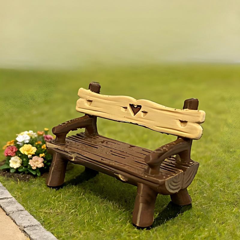 2Pcs 1/12 Miniature Bench Doll - đánh giá và giá Outdoor Furniture Material
