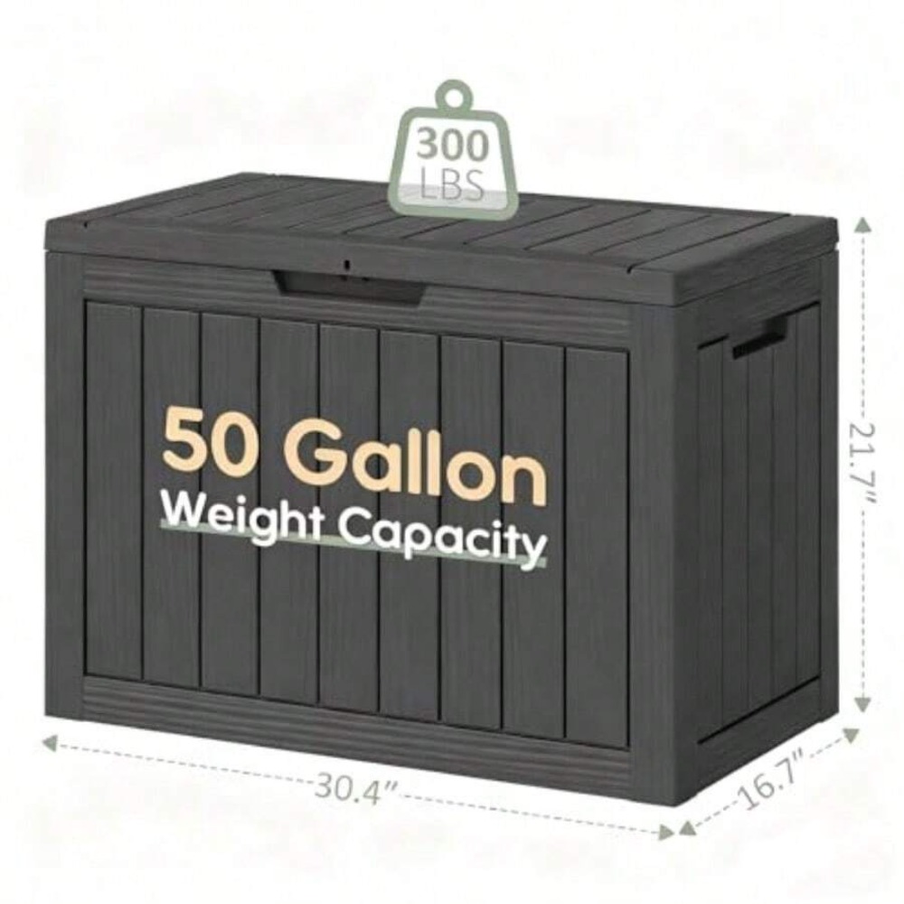 50 Gallon Outdoor Storage Box  - đánh giá và giá Outdoor Furniture Pillows