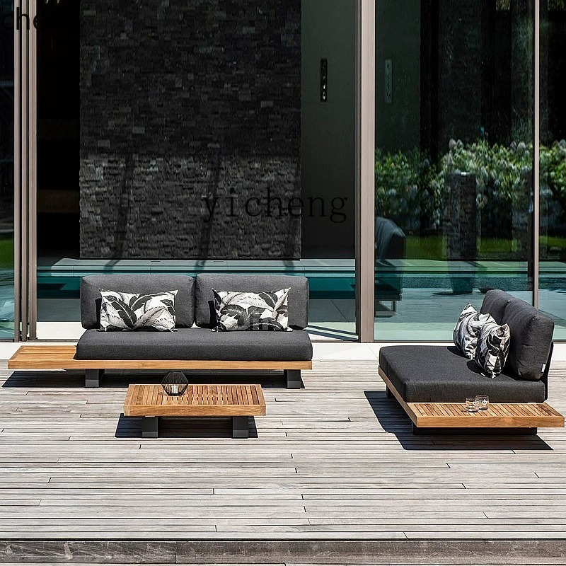 HYS outdoor teak sofa courtyar - đánh giá và giá Outdoor Furniture Teak